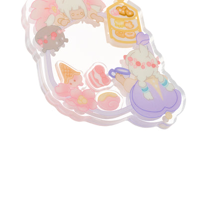 Sky Shaker Keychain Charm - Tea & Sweets