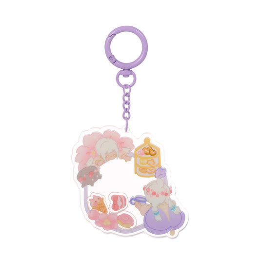 Sky Shaker Keychain Charm - Tea & Sweets