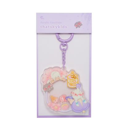 Sky Shaker Keychain Charm - Tea & Sweets