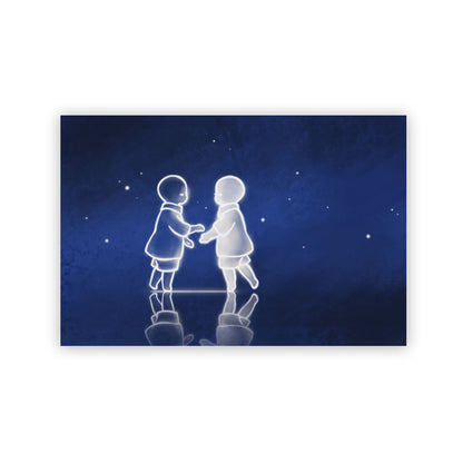 Sky Pop-up Book Lenticular Postcard