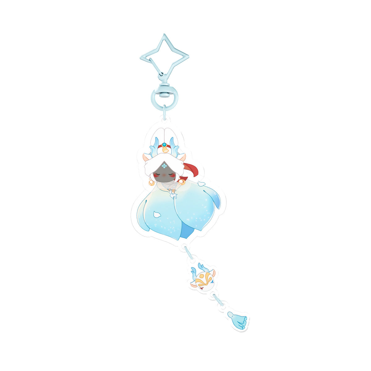 Sky Acrylic Wobbly Keychain - Season of the Nine-Colored Deer