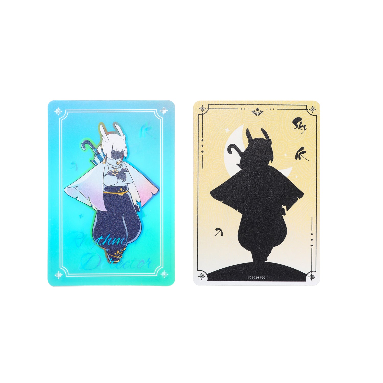 holographic photo card Sky Character Holographic Small Card Rhythm Director