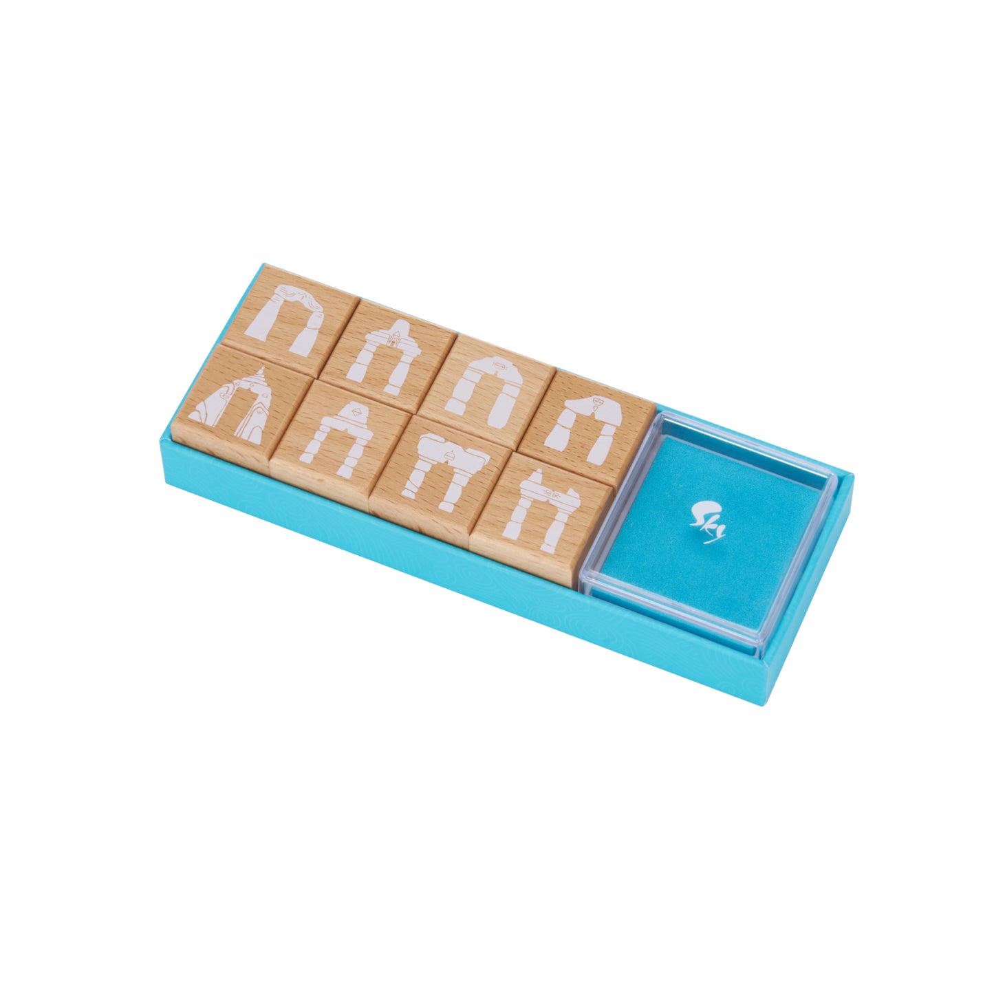 Sky Wooden Stamp Set - Portals Sky