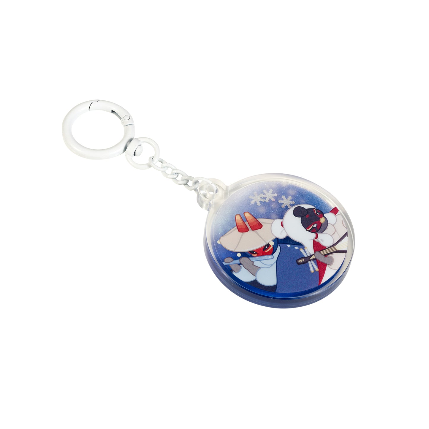 Sky Kid Quicksand Glitter Keychain