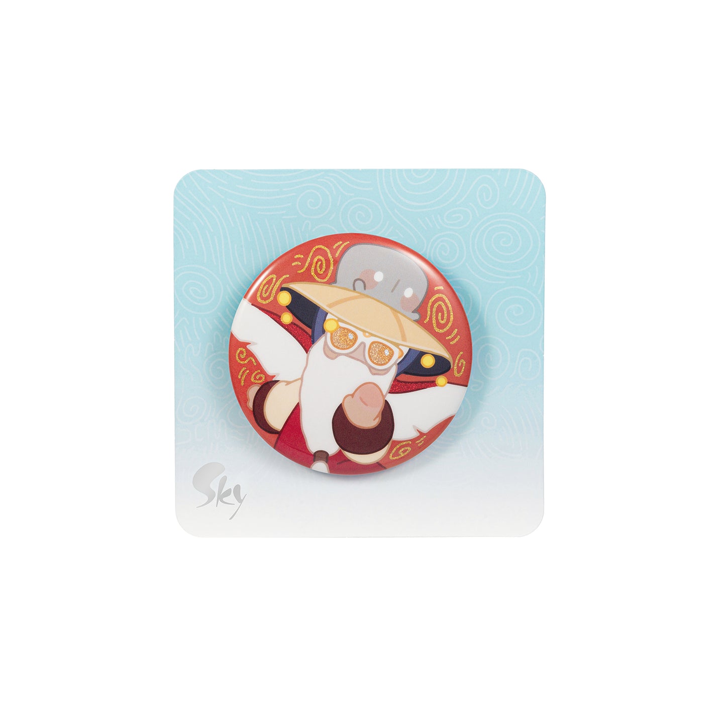 Sky Kid Button Pin