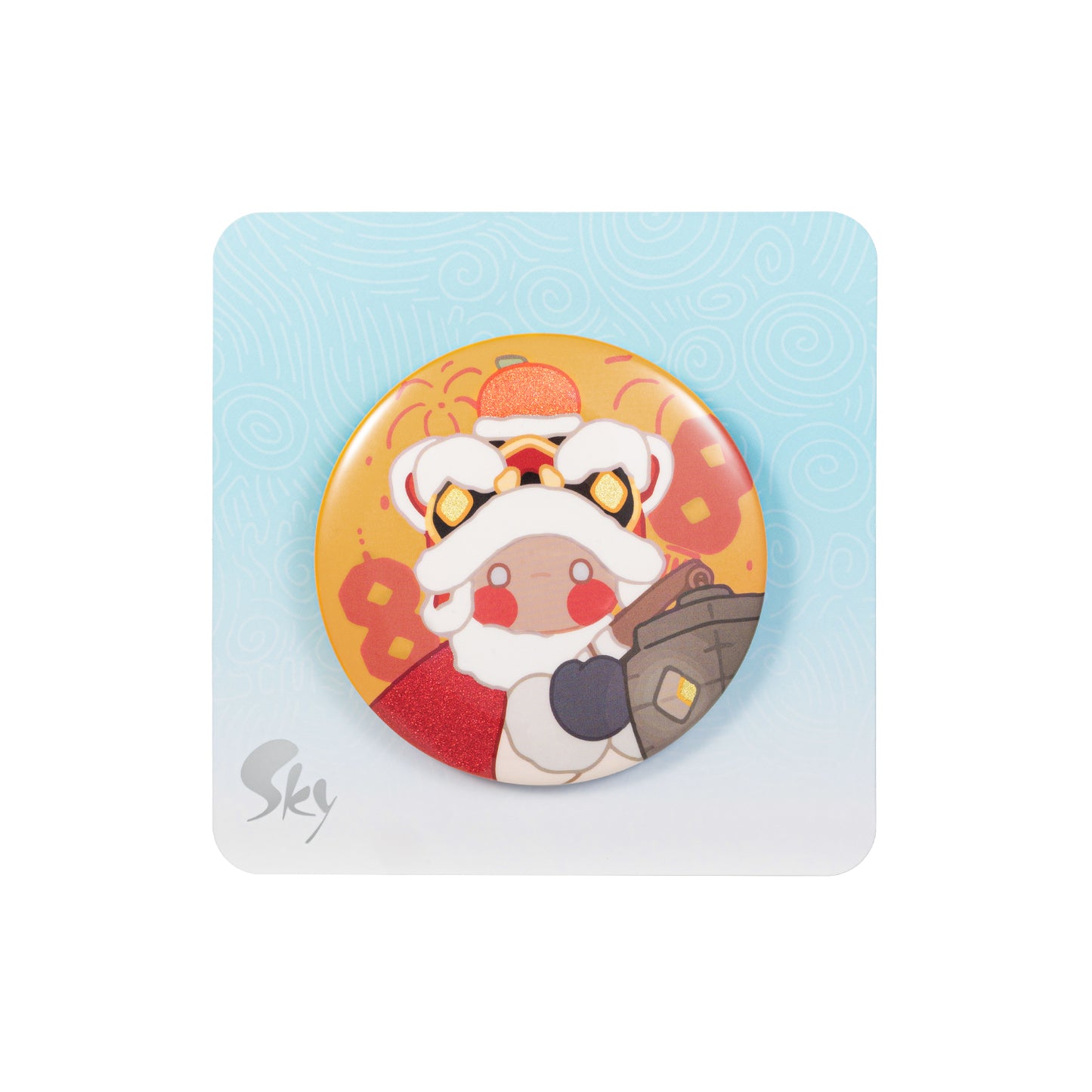 Sky Kid Button Pin