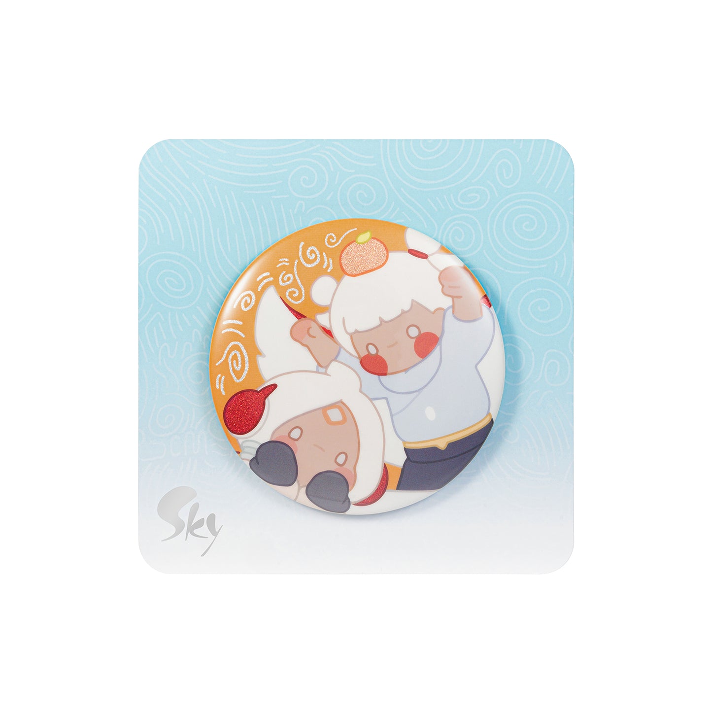 Sky Kid Button Pin