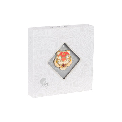 Fortune Tiger Mask Pin