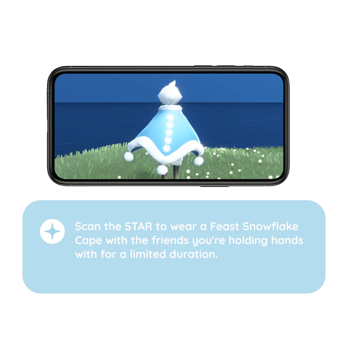 Feast Snowflake Cape Pin