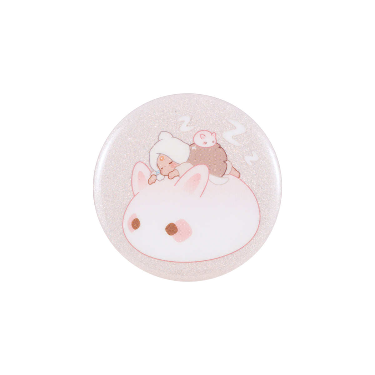 Sky Nap Time Button Pin