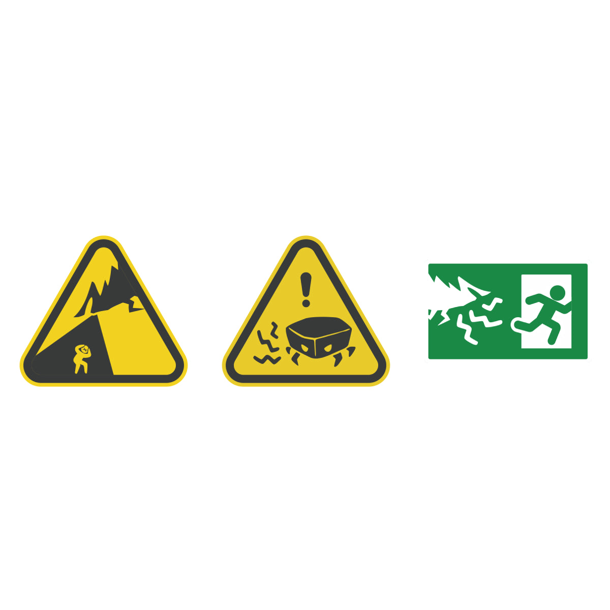 Sky Safety Sign Sticker Set