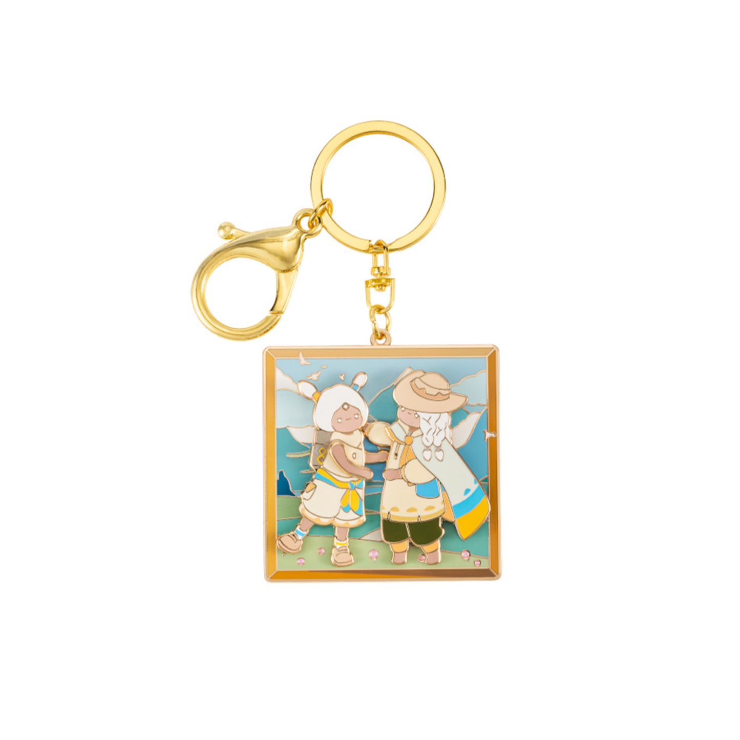 Moments Side Hug Keychain