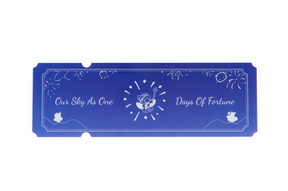 Acrylic Quicksand Glitter Ticket Stub - Days of Fortune