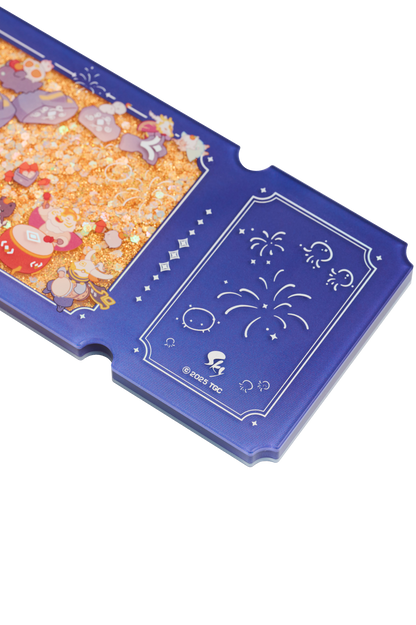 Acrylic Quicksand Glitter Ticket Stub - Days of Fortune