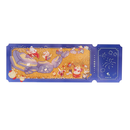 Acrylic Quicksand Glitter Ticket Stub - Days of Fortune