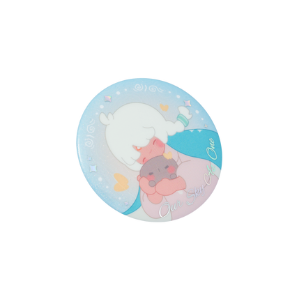 Sky Button Pin - Snuggle