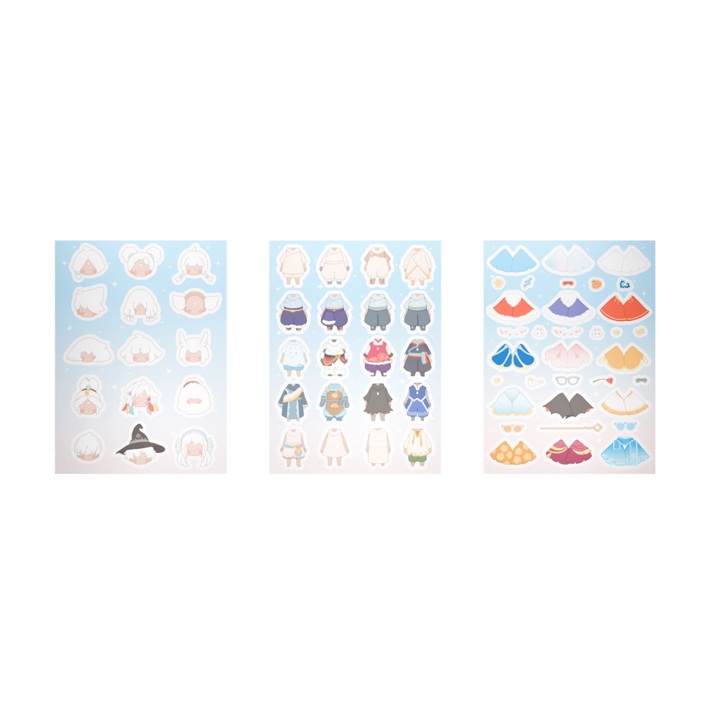 Sky Dress-up Stickers - Sky Kid (Set of 3)