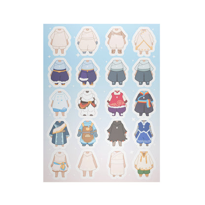 Sky Dress-up Stickers - Sky Kid (Set of 3)