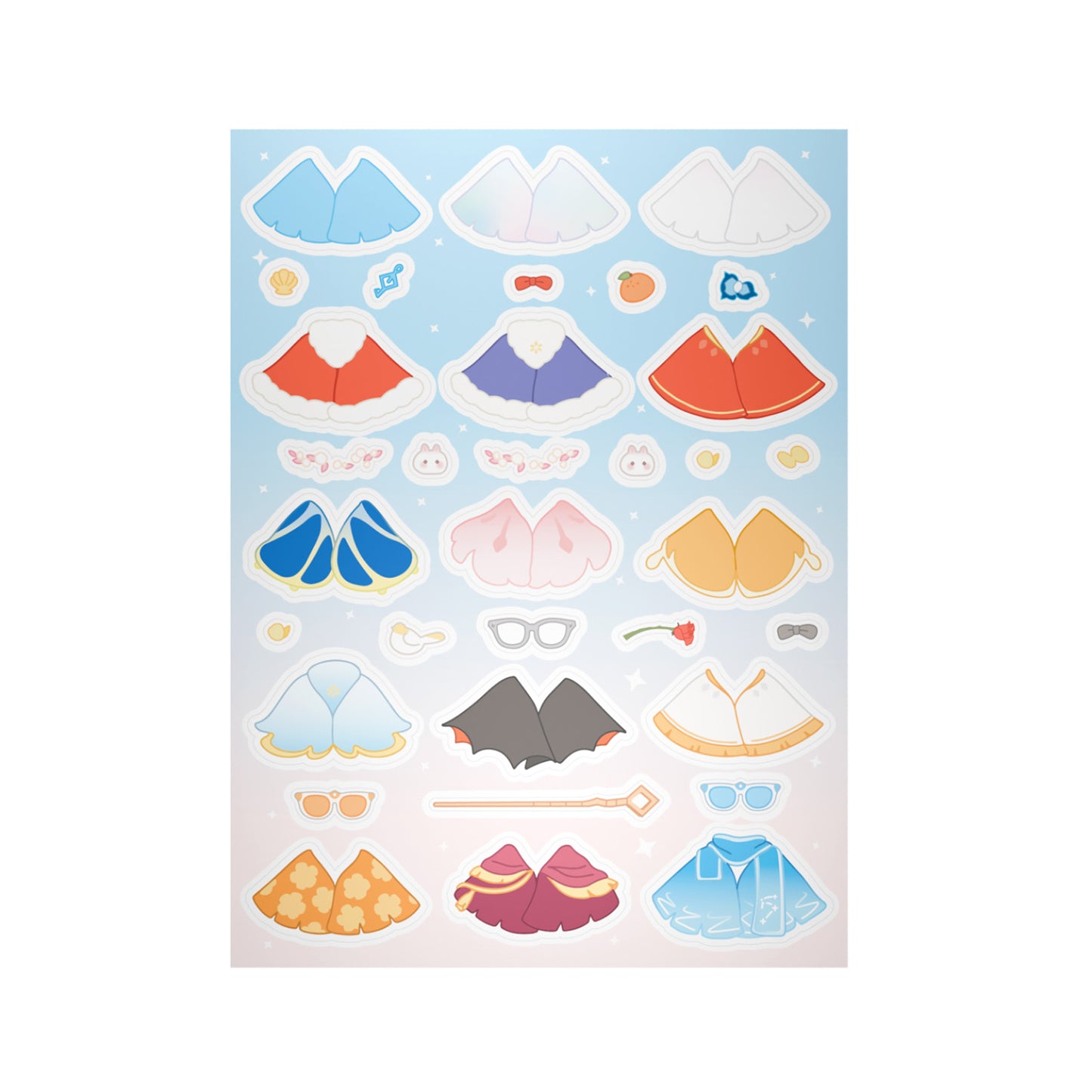 Sky Dress-up Stickers - Sky Kid (Set of 3)