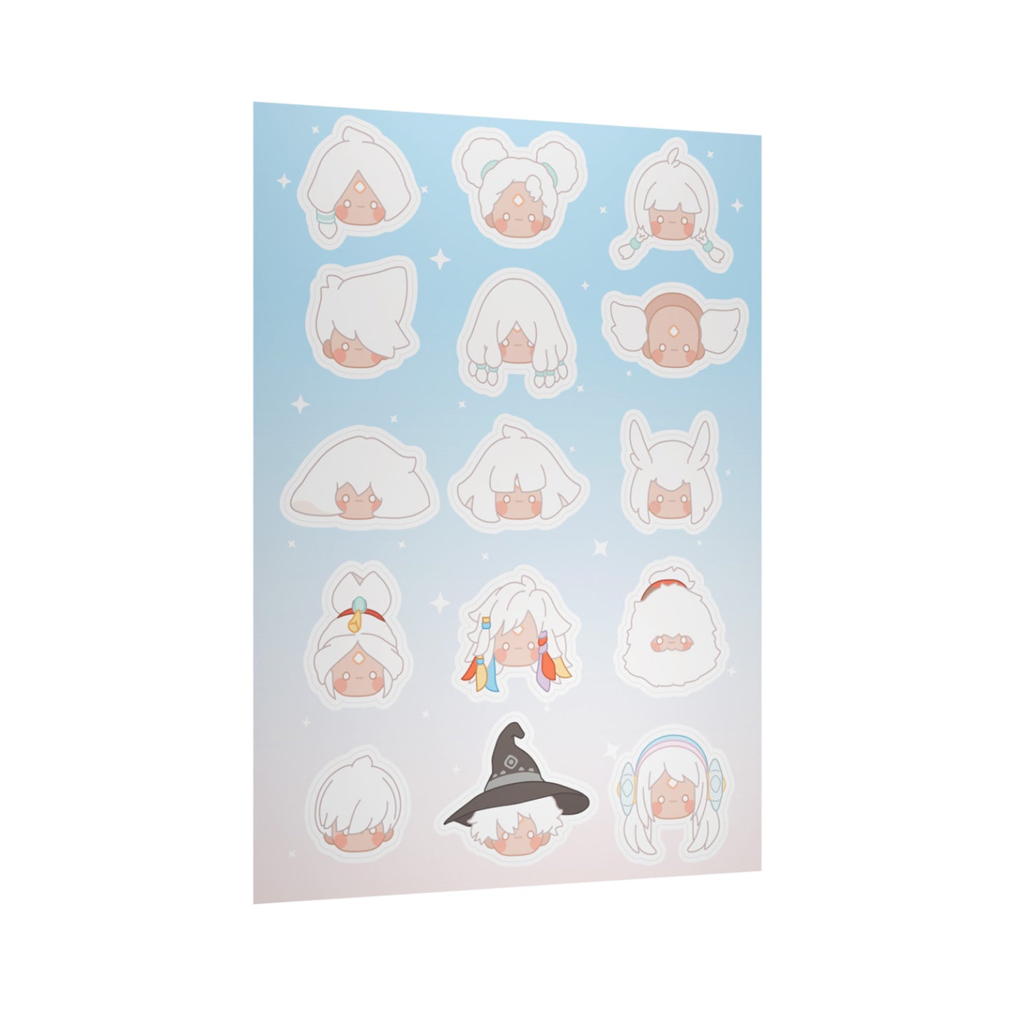 Sky Dress-up Stickers - Sky Kid (Set of 3)