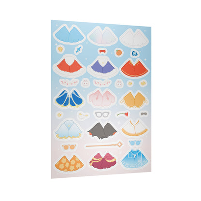 Sky Dress-up Stickers - Sky Kid (Set of 3)