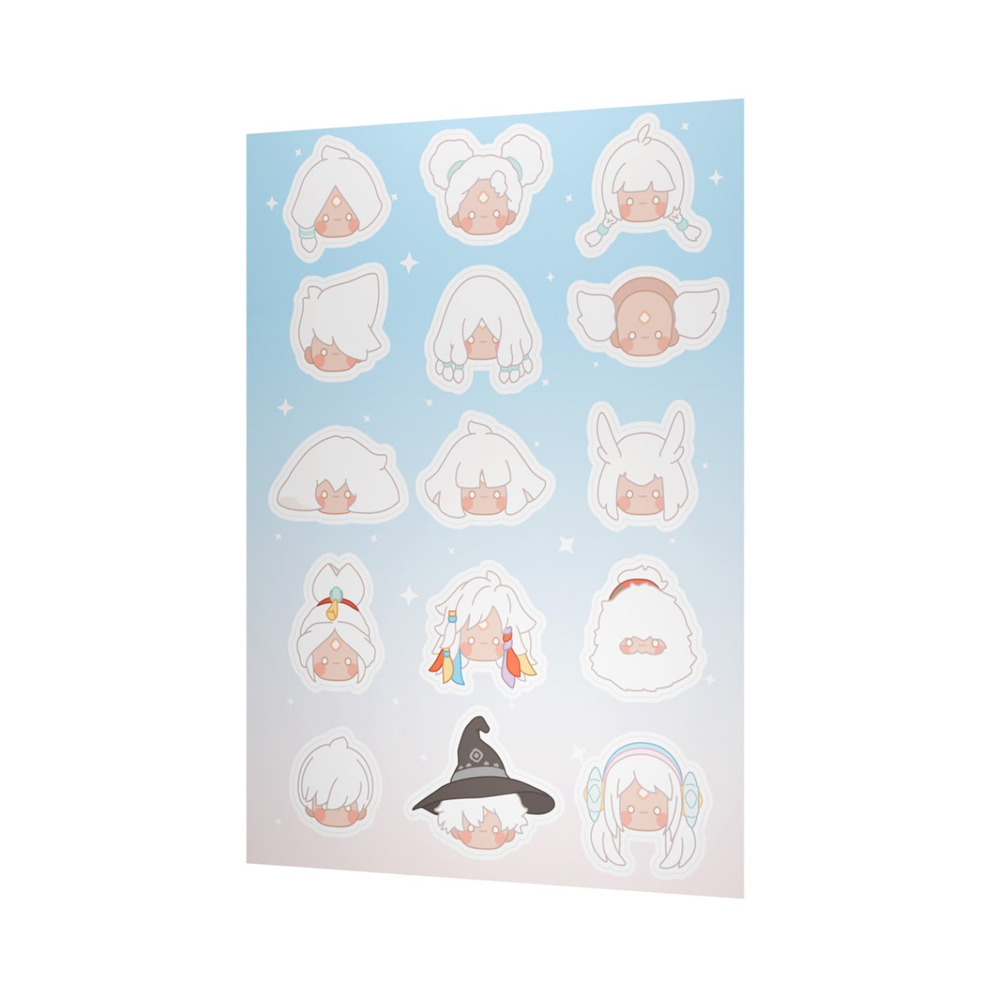 Sky Dress-up Stickers - Sky Kid (Set of 3)