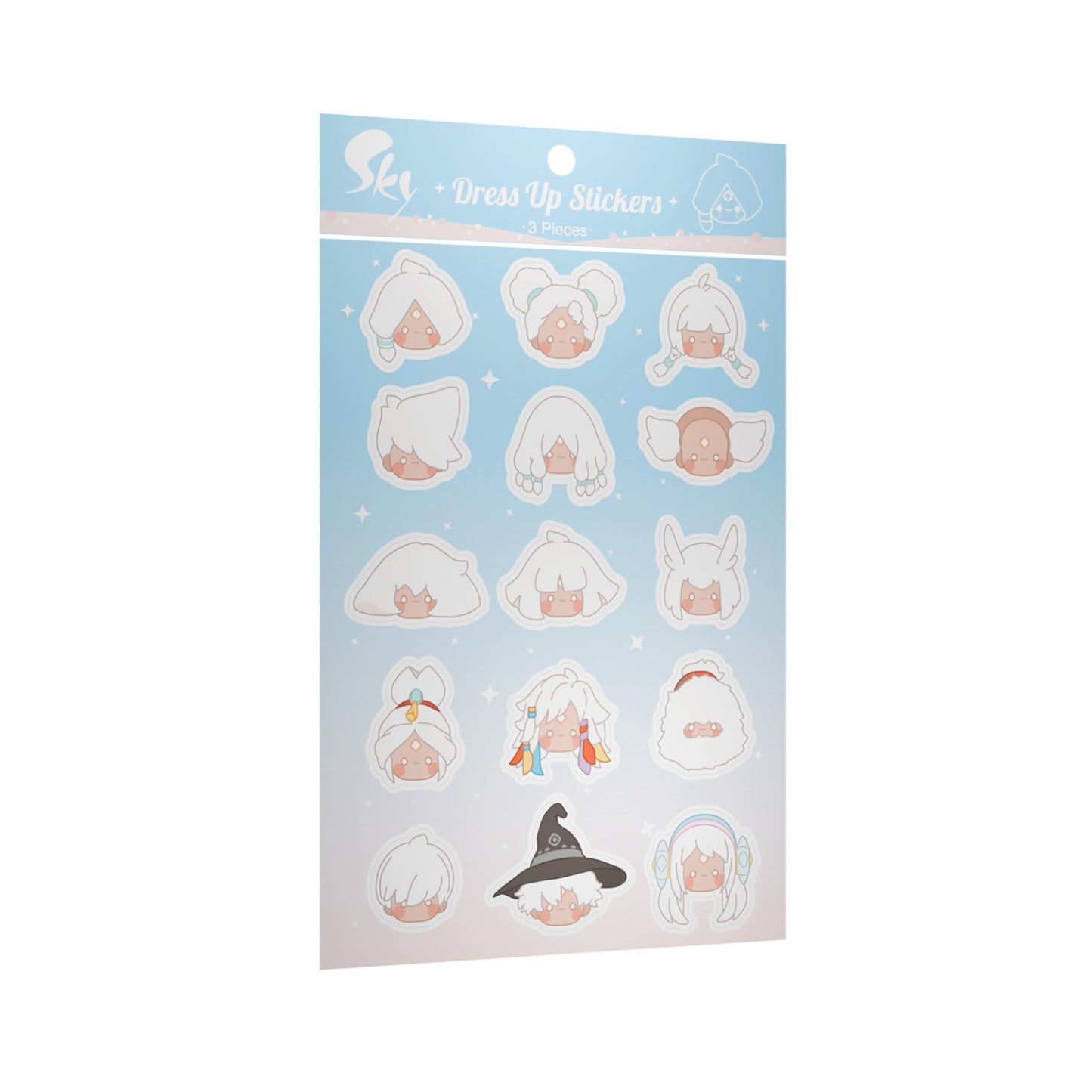 Sky Dress-up Stickers - Sky Kid (Set of 3)