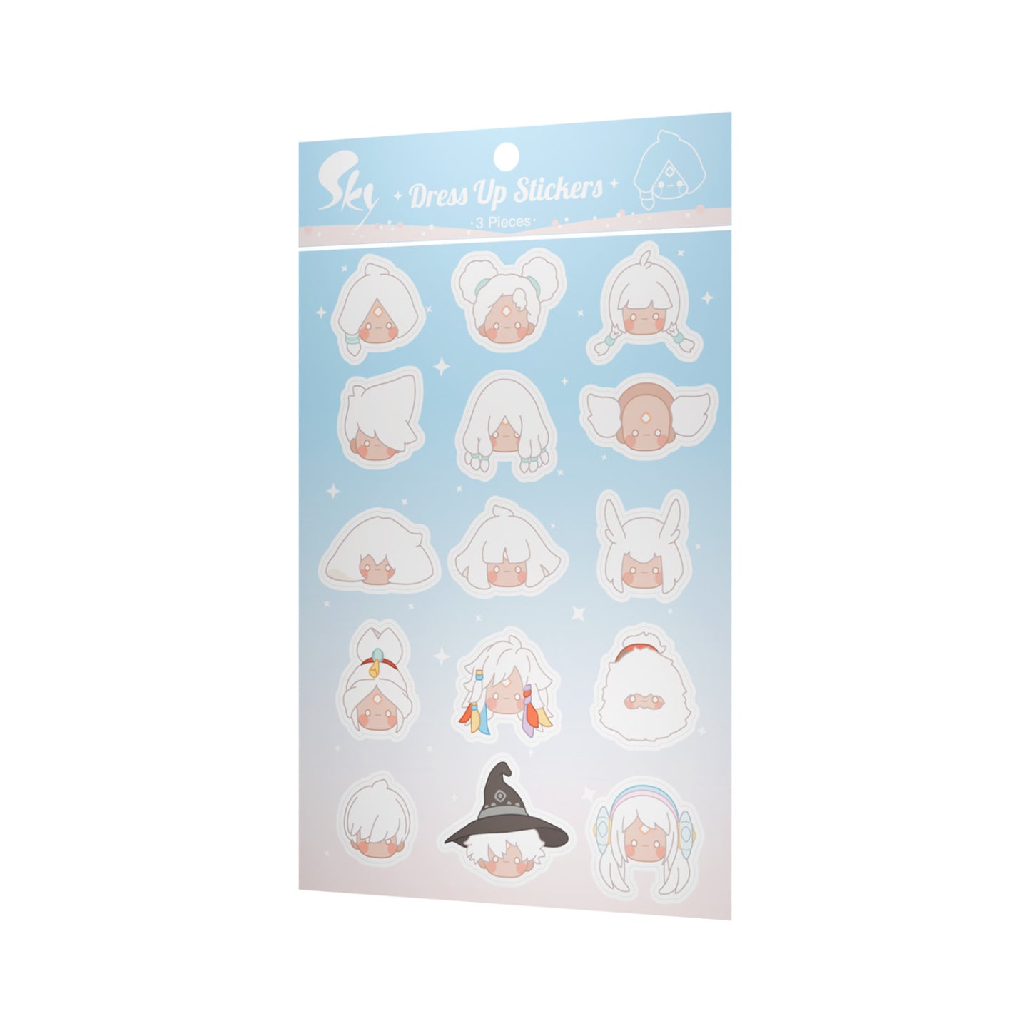 Sky Dress-up Stickers - Sky Kid (Set of 3)