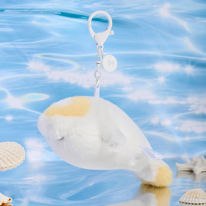 Manatee Plush Keychain Charm