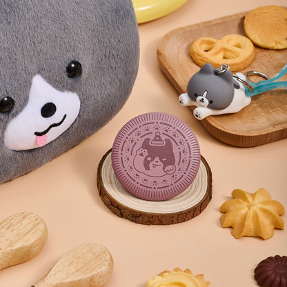 Sky Cookie Button Pin - Little Oreo