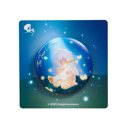 Sky Button Pin - Embrace of Light