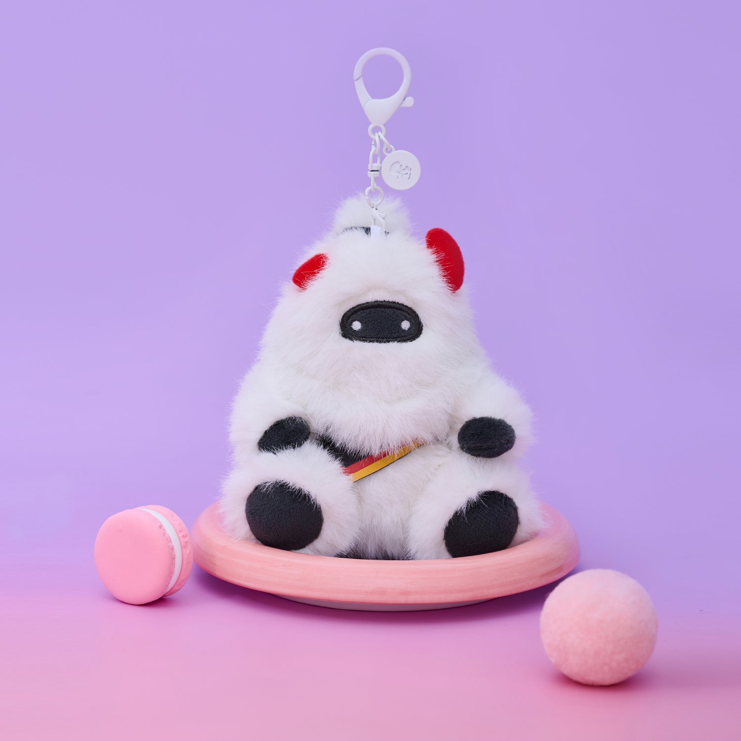 Bearhug Hermit Spirit Plush Keychain Charm – thatskyshop