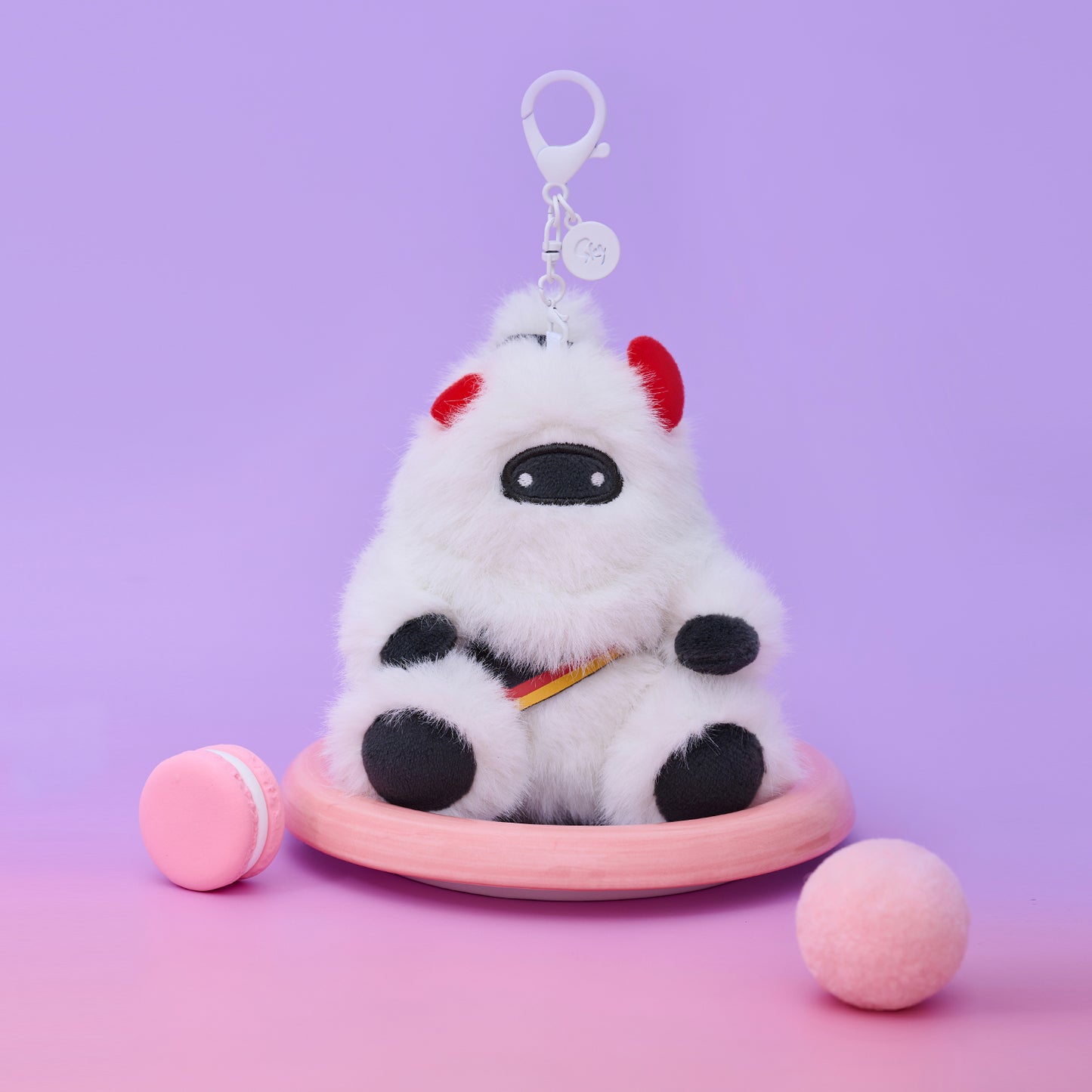 Bearhug Hermit Spirit Plush Keychain Charm