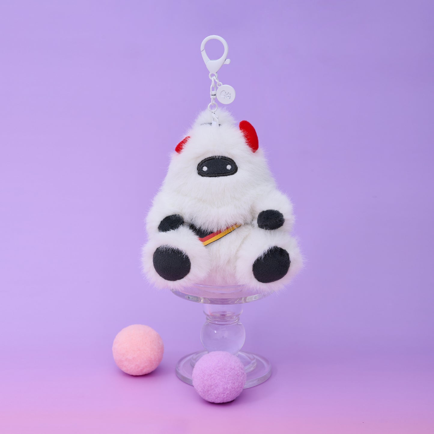 Bearhug Hermit Spirit Plush Keychain Charm