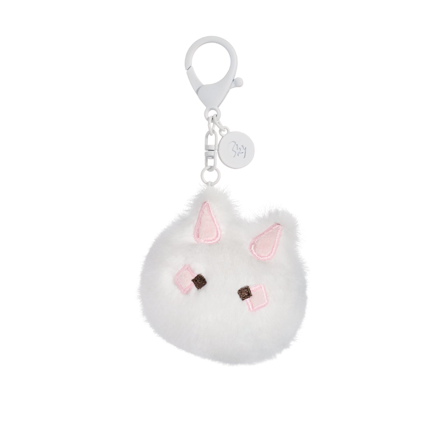 Bunny Plush Keychain Charm – thatskyshop