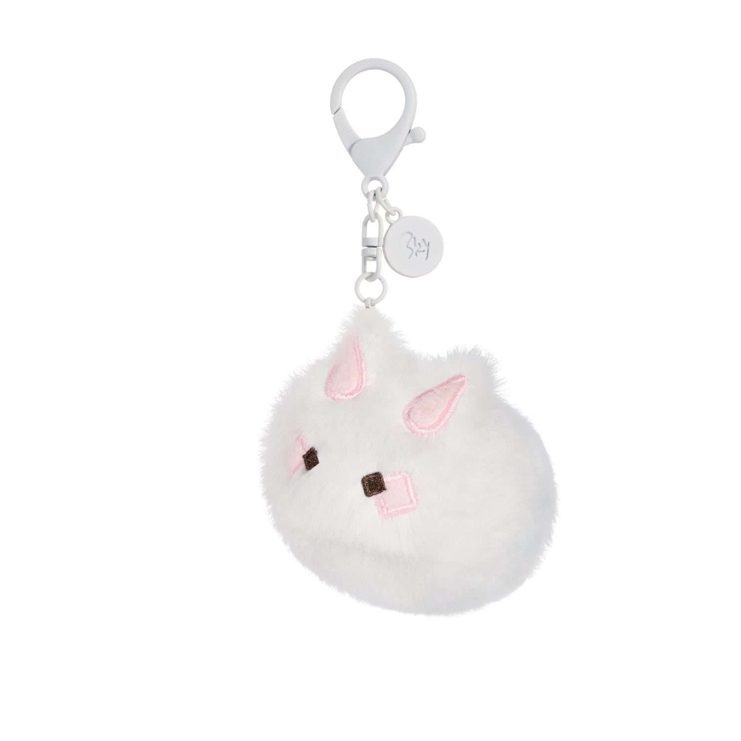 Bunny Plush Keychain Charm – thatskyshop