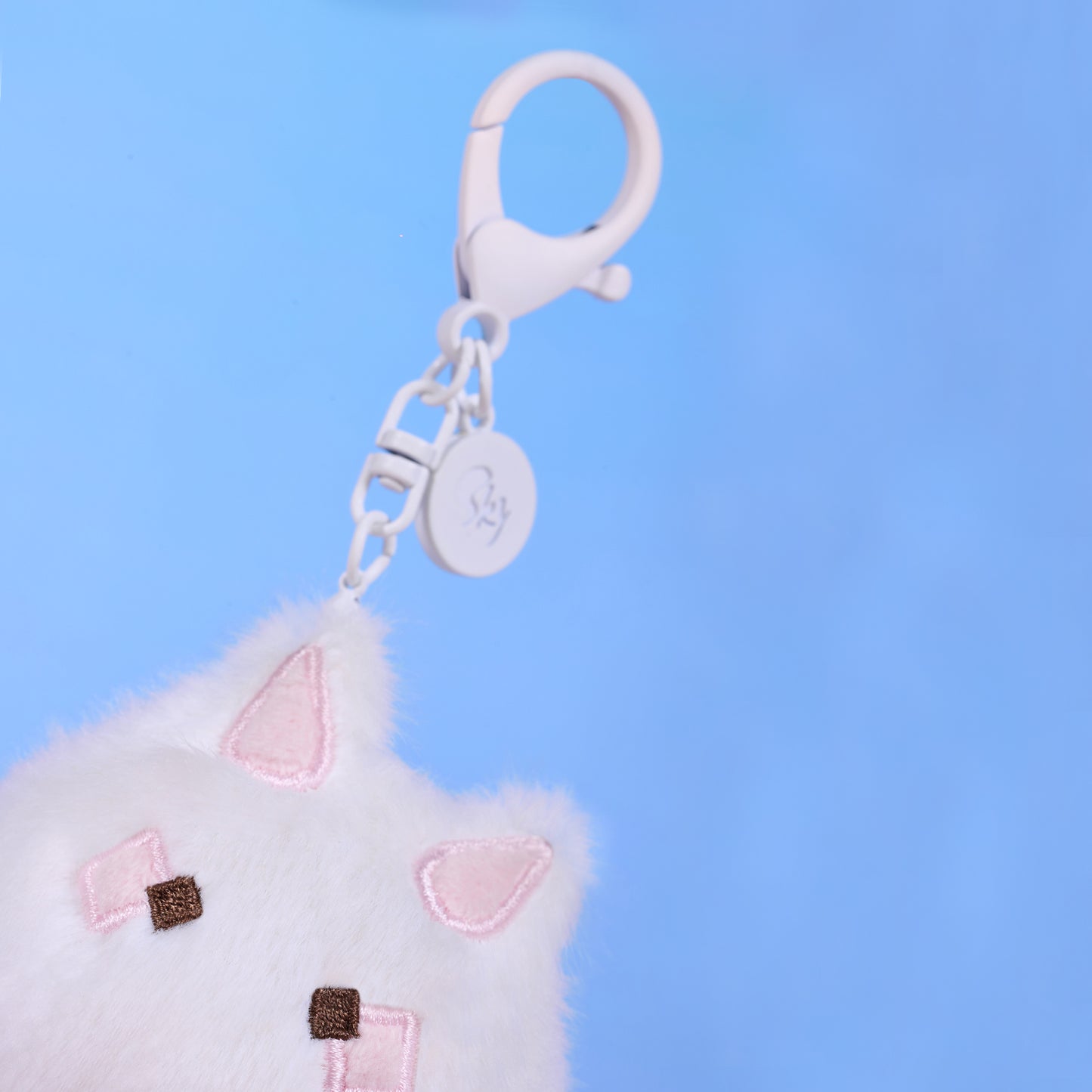 Bunny Plush Keychain Charm