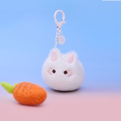 Bunny Plush Keychain Charm