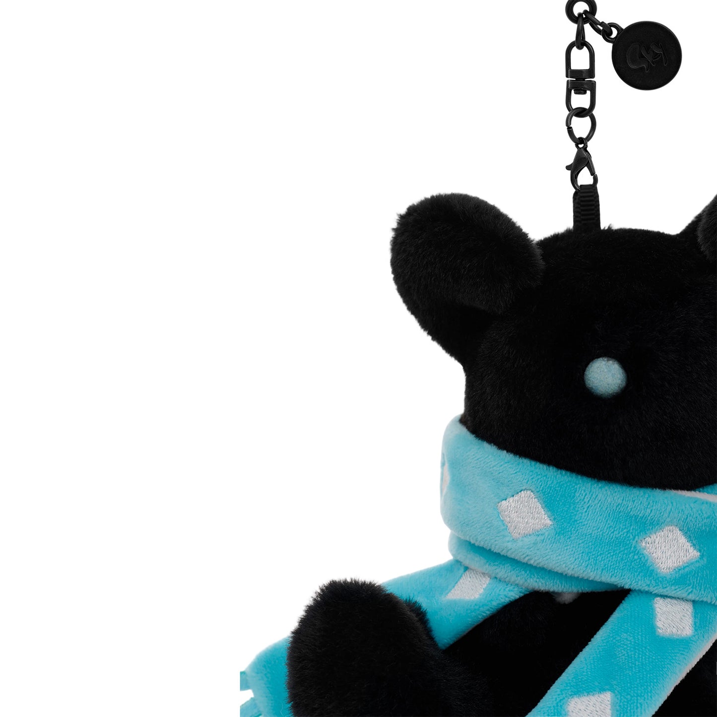 Dark Dragon Plush Keychain Charm - Special Edition