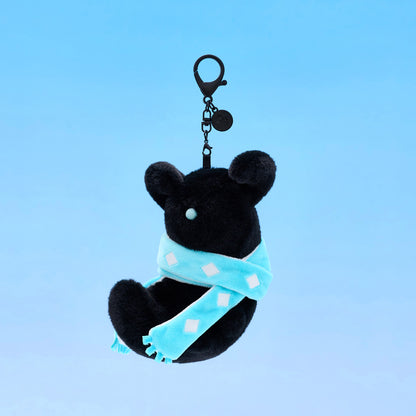 Dark Dragon Plush Keychain Charm - Special Edition