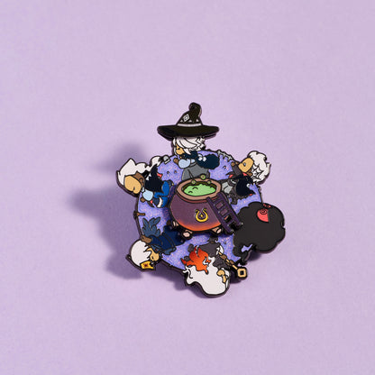 Mischief Witch Hat Pin