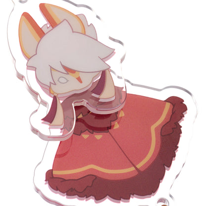 Sky Acrylic Wobbly Keychain - Days of Fortune Rabbit Mask