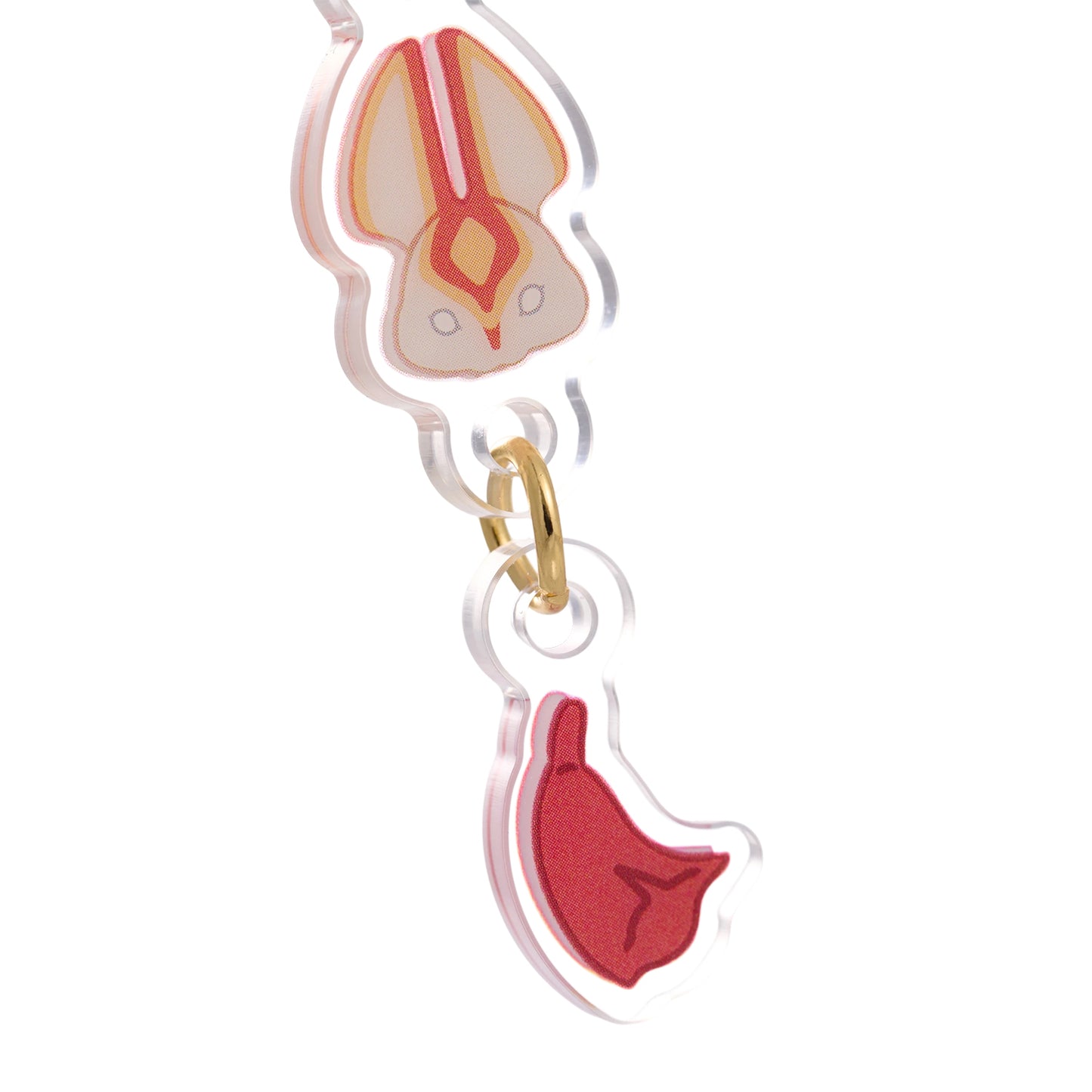 Sky Acrylic Wobbly Keychain - Days of Fortune Rabbit Mask