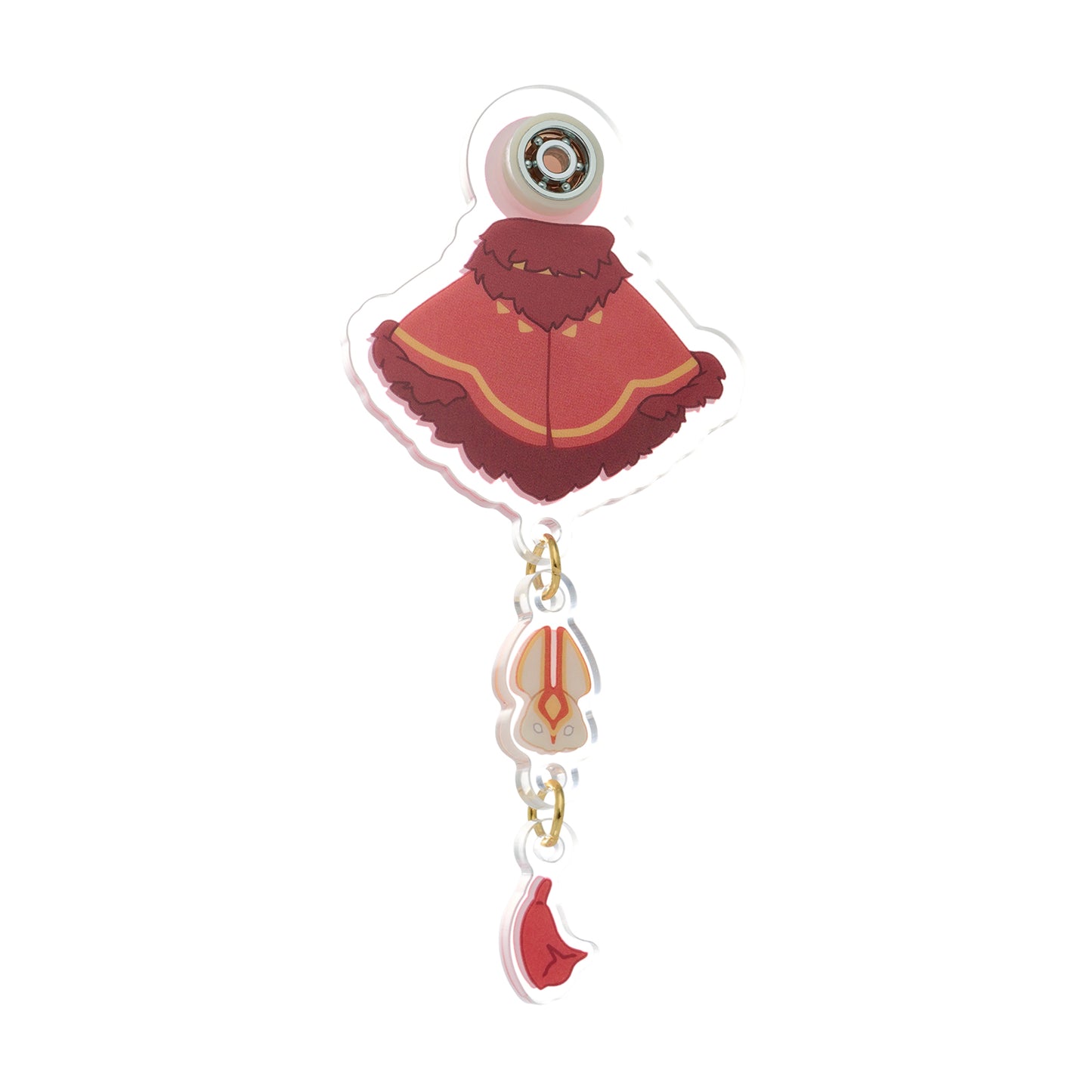 Sky Acrylic Wobbly Keychain - Days of Fortune Rabbit Mask