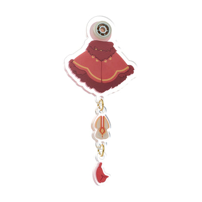 Sky Acrylic Wobbly Keychain - Days of Fortune Rabbit Mask