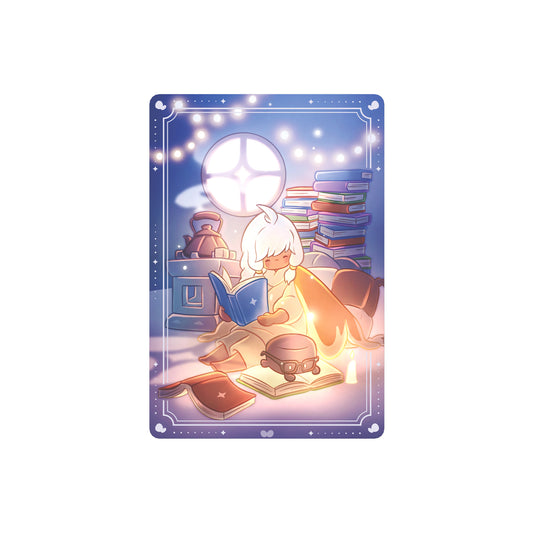 Sky Collectible Card - Timid Bookworm