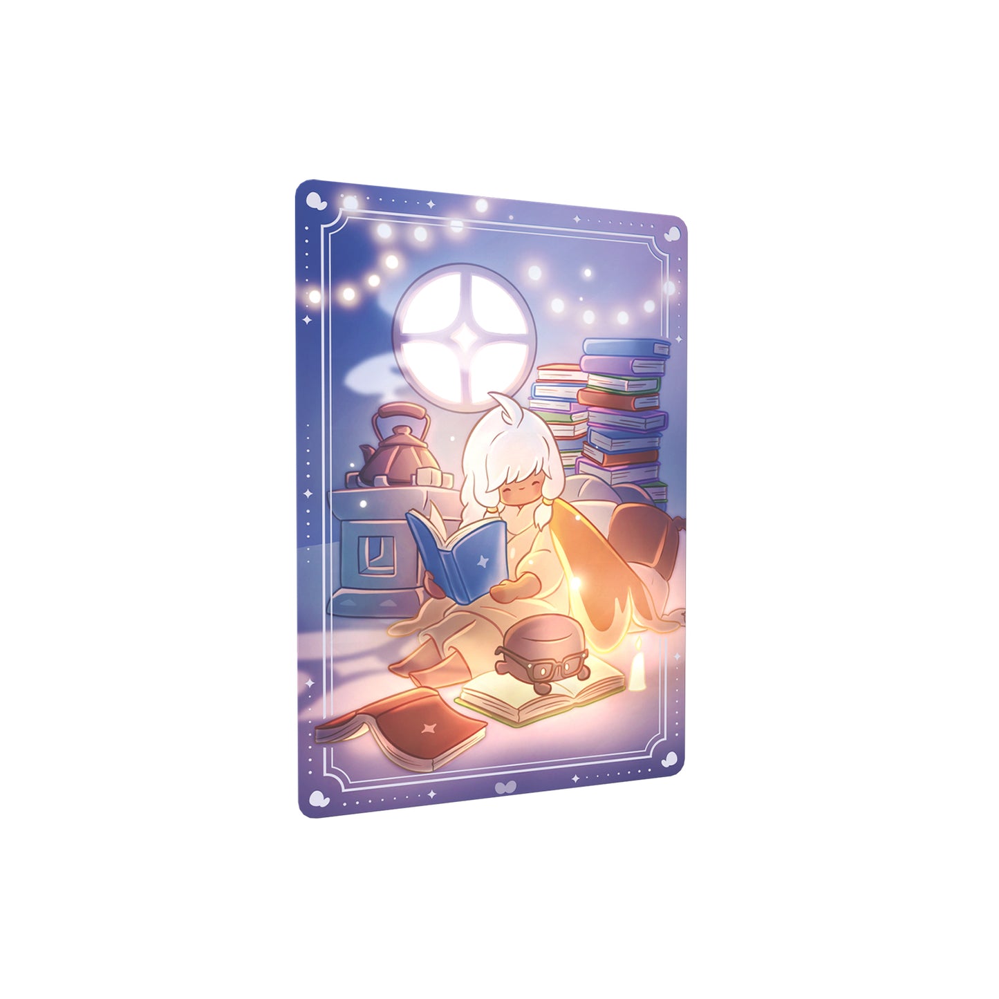 Sky Collectible Card - Timid Bookworm