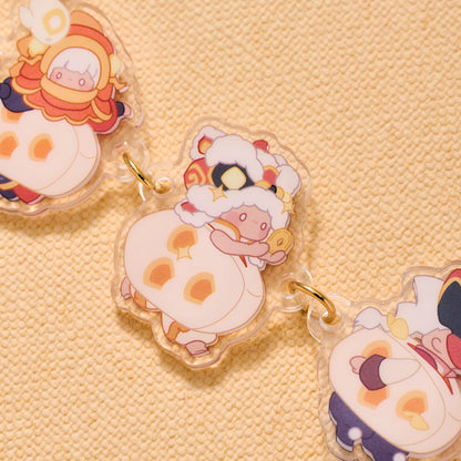 Sky Acrylic Keychain - Dragon Dance