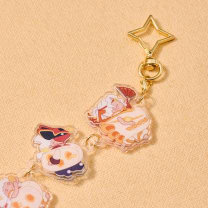 Sky Acrylic Keychain - Dragon Dance