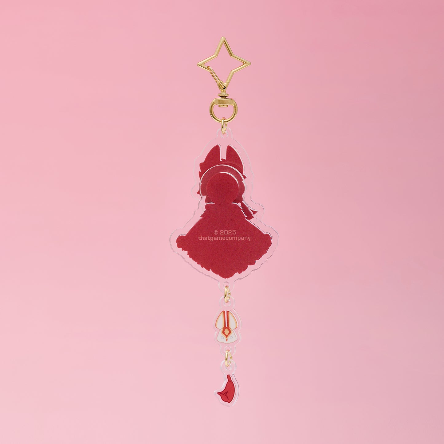 Sky Acrylic Wobbly Keychain - Days of Fortune Rabbit Mask